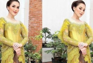 Ayu Ting Ting Pukau Penonton dengan Kebaya Hijau Glamor